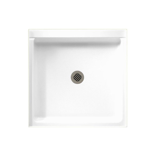 36-in D x 36-in W x 5.5-in H Veritek Shower Base in White