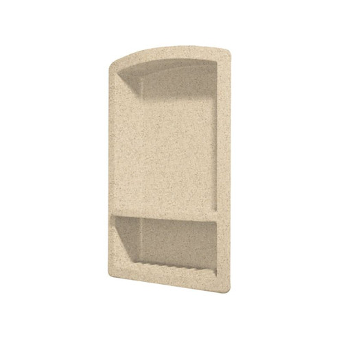 4.313-in D x 15-in W x 22-in H Solid Surface Soap Dish in Bermuda Sand