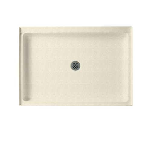 42.375-in W x 34.188-in D x 5.5-in H Solid Surface Shower Base in Pebble