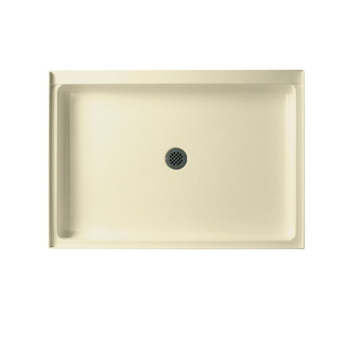 48.375-in W x 34.188-in D x 5.5-in H Solid Surface Shower Base in Bone