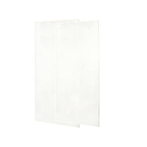 Swan SS-3696-2-011 36-in W x 96-in H Solid Surface Shower Wall Panel in Tahiti White