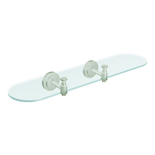 Creative Specialties DN0790BN Glass Shelf in Brushed Nickel