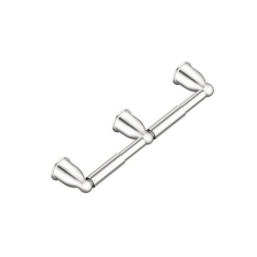 Triple Post Toilet Paper Holder in Chrome