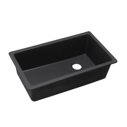 Single Bowl Undermount Sink in Black