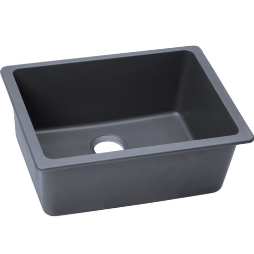 Single Bowl Undermount Sink in Dusk Gray