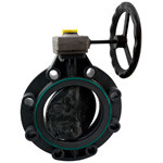 W45BGE0 2-1/2 MODC BFV W/O OPER PCV80/E, Butterfly Valve - Model C, PVC Schedule 80, EPDM, W45BG-E-0, W45BG-E-3, W45BG-E-5
