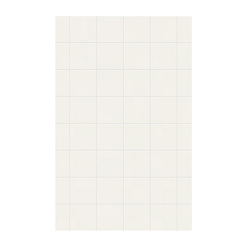 SSSQ-6296-1-018 62-in W x 96-in H Solid Surface Shower Wall Panel in Bisque