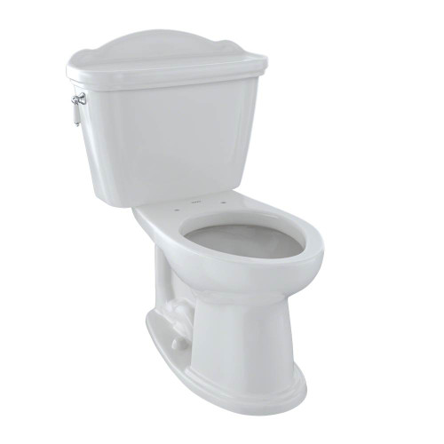 1.6 GPF Two-Piece Whitney Toilet with Elongated Bowl and Tank in Colonial White