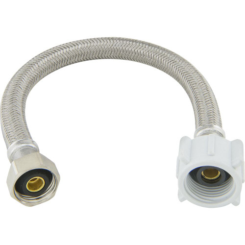 1/2 in. FIP x 7/8 in. Ballcock FIP x Ballcock Braided Polymer Connector