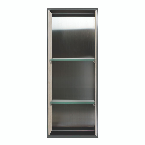34.5-in Storage Pod, In Stainless Steel/Sorento