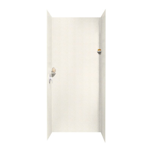 36-in D x 36-in W x 96-in H Solid Surface Shower Wall Surround in Baby's Breath