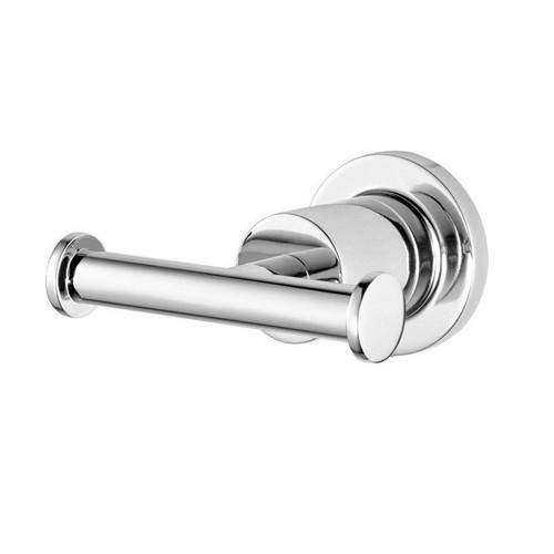 BRH-NC1C Double Hook Robe Hook in Polished Chrome