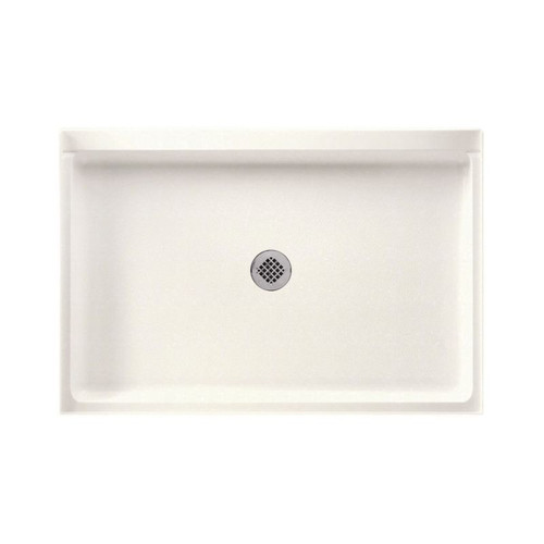 48.375-in W x 32.188-in D x 5.5-in H Solid Surface Shower Base in Tahiti Ivory