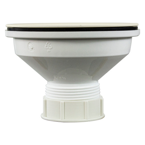 3.5-in Plastic Strainer in Biscuit