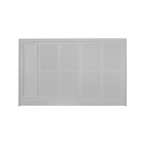 Linear FL6032R-32 48-in x 32-in Rectangular Alcove Shower Base with Left Hand Drain in Cameo