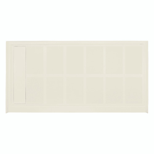 Linear FL6034L-32 60-in x 34-in Rectangular Alcove Shower Base with Left Hand Drain in Cameo