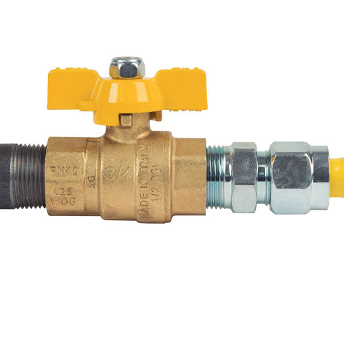 BrassCraft TBV12F 3/4 in. FIP x 3/4 in. FIP Gas Ball Valve
