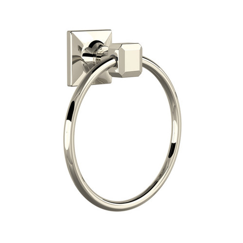 AP25WTRPN Apothecary Towel Ring, Polished Nickel