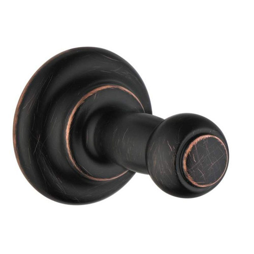 Hansgrohe 06099920 C Single Robe Hook in Rubbed Bronze