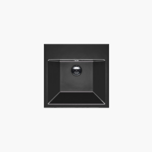 50 Series 19.69-in W x 19.69-in L Sink Black