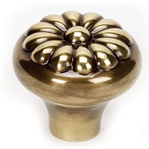 Alno Bella A1451-PA Knob Traditional 1-1/4-in in Polished Antique