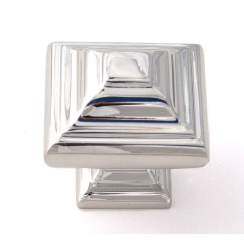 Alno Geometric A1525-PC Knob Transitional 1-1/4-in in Polished Chrome