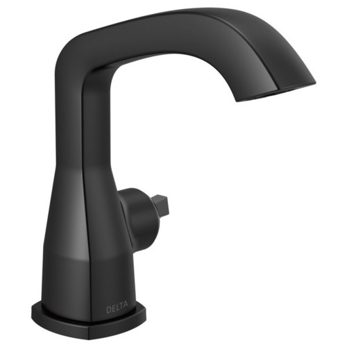 576-BLLPU-LHP-DST Stryke Single Handle Faucet Less Pop Up, Less Handle, Matte Black