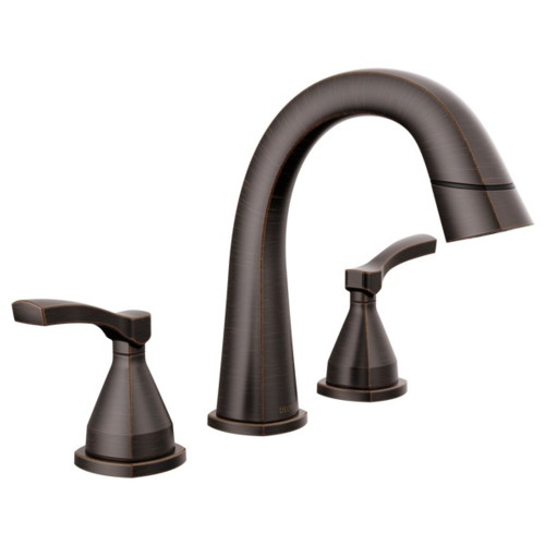 35775-RBPD-DST Stryke Two Handle Widespread Pull Down Bathroom Faucet, Venetian Bronze