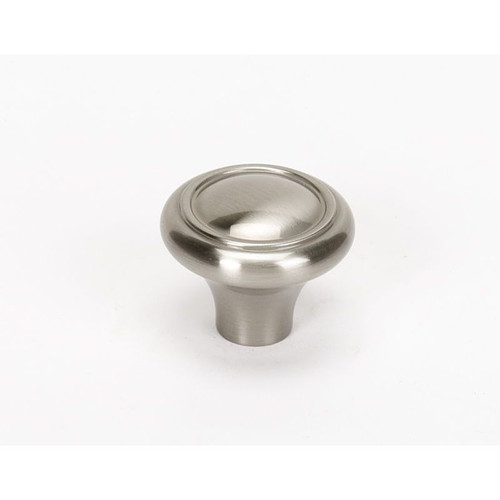 Alno Classic Traditional A1561-SN Knob Traditional 1-1/4-in in Satin Nickel