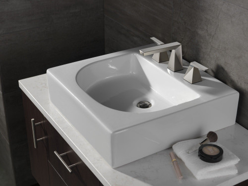 35543-SS-PR-MPU-DST Trillian Two Handle Widespread Bathroom Faucet, Lumicoat Stainless