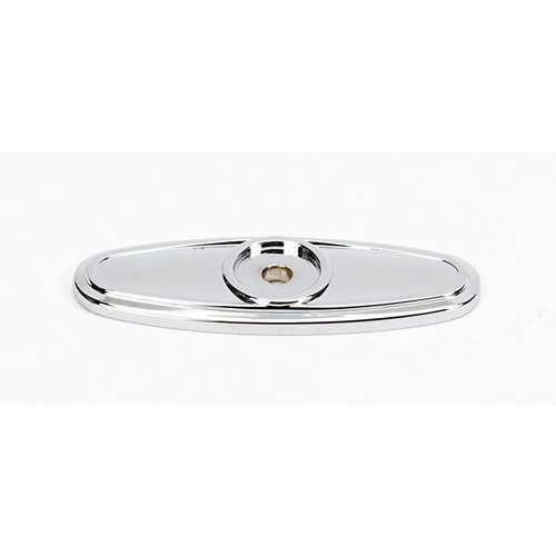 Backplate Traditional 2-1/2-in in Polished Chrome