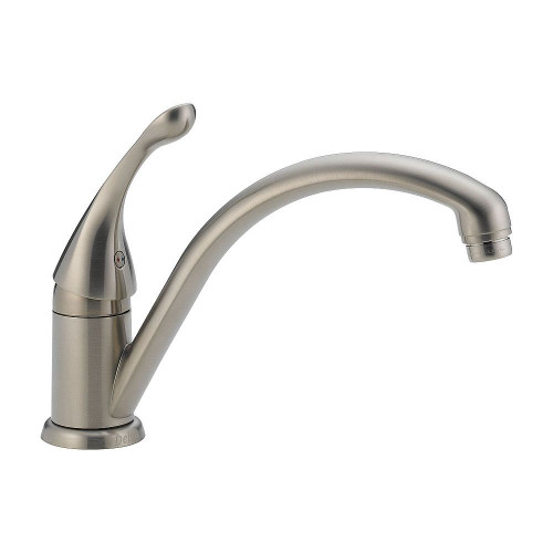 Single Handle Kitchen Faucet in Brilliance Stainless