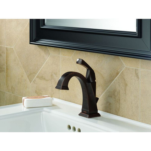 Single Handle Lavatory Faucet in Venetian Bronze