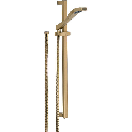 Premium Single-Setting Slide Bar Hand Shower in Champagne Bronze