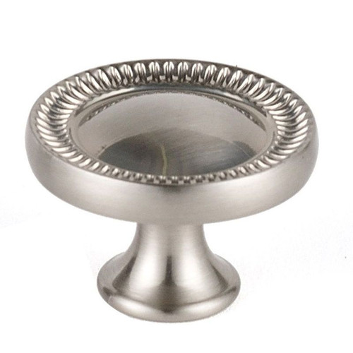 Alno Regal A240-14-SN Knob Transitional 1-1/4-in in Satin Nickel