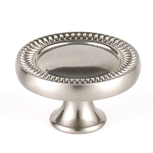 Alno Regal A240-38-SN Knob Transitional 1-1/2-in in Satin Nickel