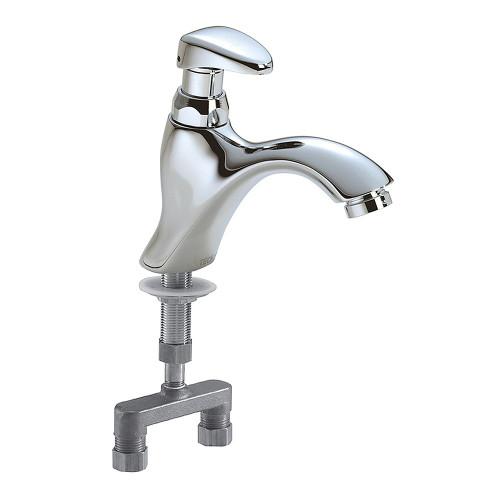 Commercial Single Hole Bathroom Faucet in Polished Chrome