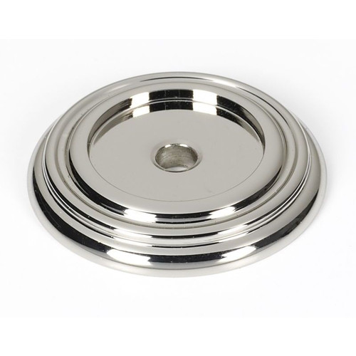 Alno Charlie's Collection A616-14-PN Backplate Transitional 1-1/4-in in Polished Nickel