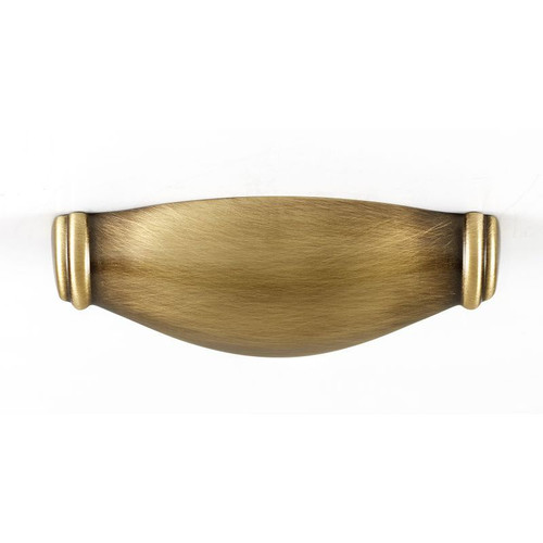 Alno Charlie's Collection A626-3-AE Cup Pull Transitional in Antique English
