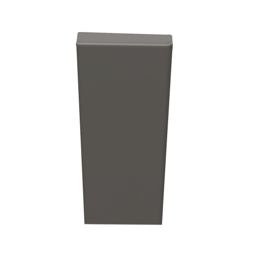 EM981-40 Prodigy 1-in x 1.87-in x 98-in Transition Edge Molding, Dark Grey