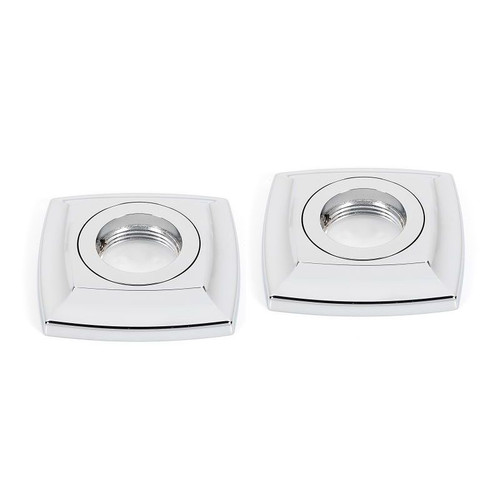 Alno Cube A6524-PC Grab Bar Brackets Modern 3-in in Polished Chrome