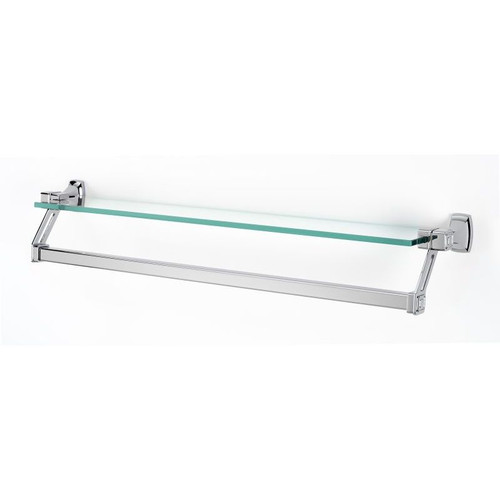 Alno Cube A6527-25-PC Modern Towel Bar in Polished Chrome