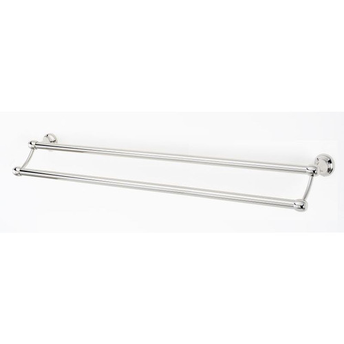 Alno Royale A6625-30-PN Double Towel Bar Transitional in Polished Nickel
