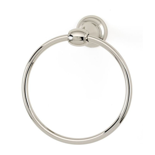 Alno Royale A6640-PN Towel Ring Transitional 6-in in Polished Nickel