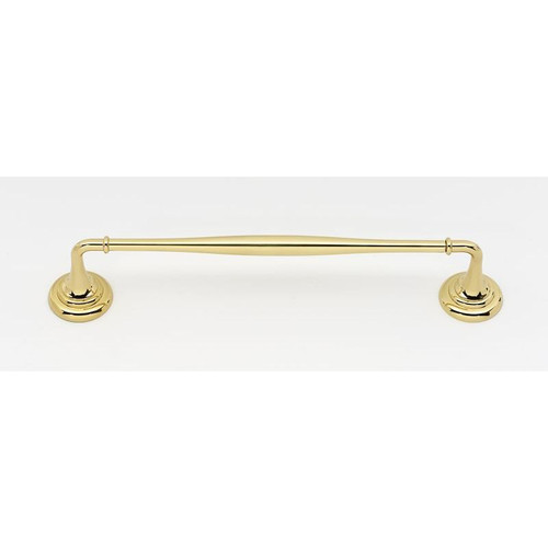Alno Charlie's Collection A6720-12-PB Towel Bar Transitional in Polished Brass