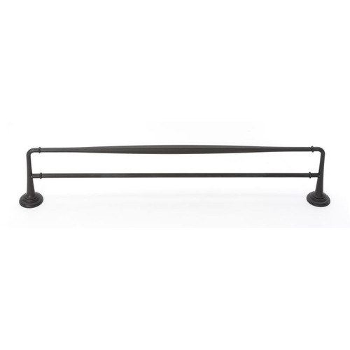 Alno Charlie's Collection A6725-24-CHBRZ Double Towel Bar Transitional in Chocolate Bronze