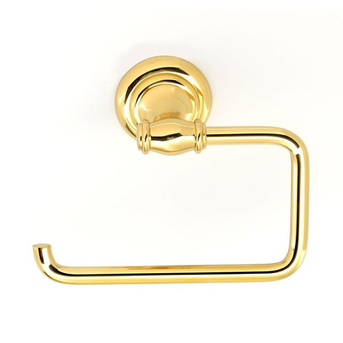 Tissue Holder Transitional 5-1/2-in in Polished Brass