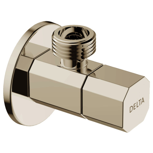IAO36005-PN Other Ceramic Quarter Turn Angle Valve , Polished Nickel