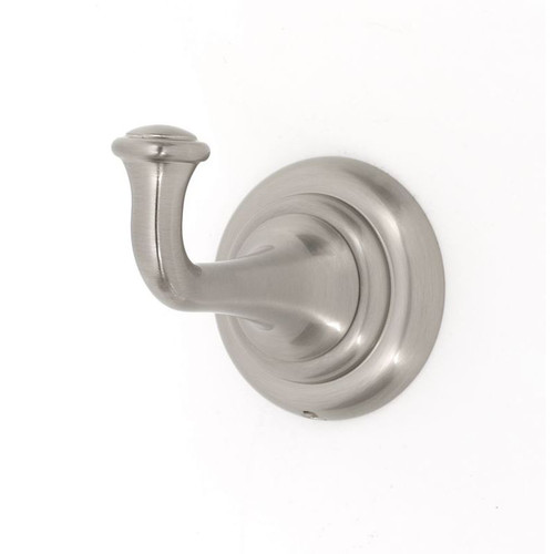 Alno Charlie's Collection A6780-SN Robe Hook Transitional in Satin Nickel