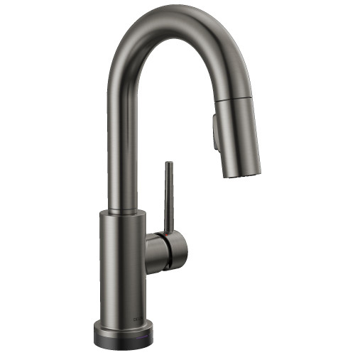 9959TL-KS-DST Trinsic 8.38-in x 4.19-in x 13.50-in Touch2O Bar and Prep Faucet with Touchless Technology, Black Stainless